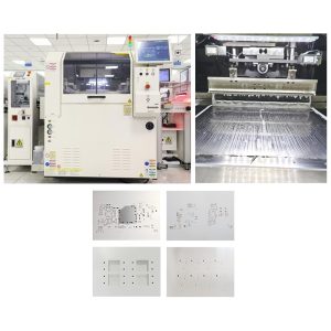 verimli lehim pastası için şablon baskı